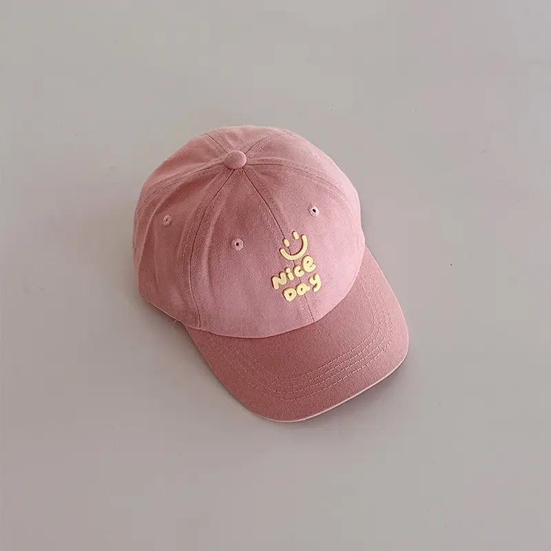 Pink Korean Ins Letter Girls Baseball Cap