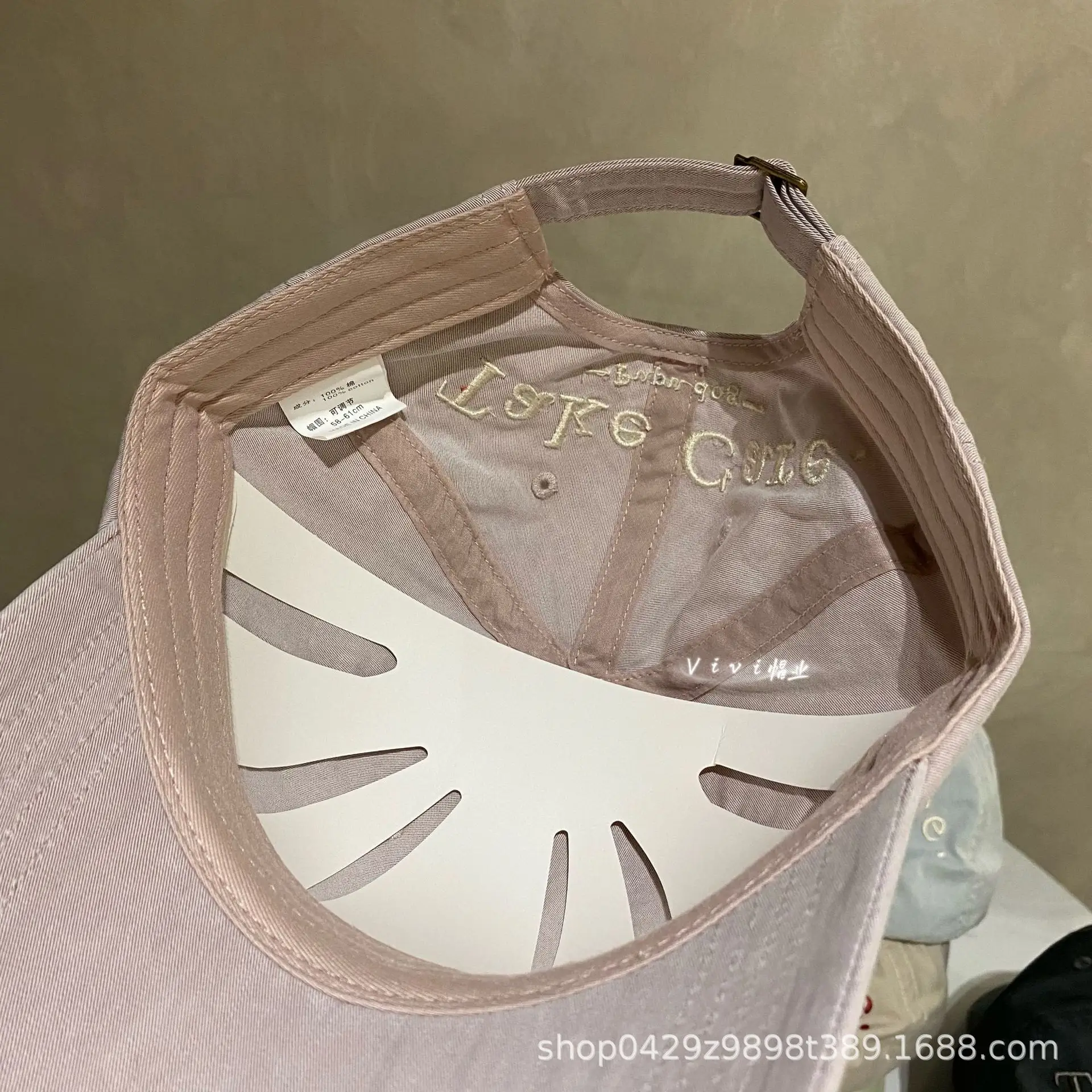 Purple Embroidered Baseball Cap for Women Spring Summer — feature 11