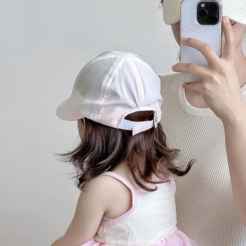 Baby Cap Sunshade Mesh Cap Big Brim for Boys Girls - Image 6