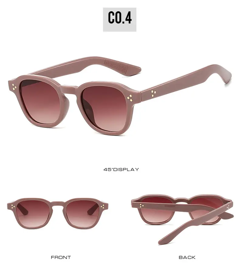 Women Retro Tortoiseshell Sunglasses Anti-UV Black β feature 10