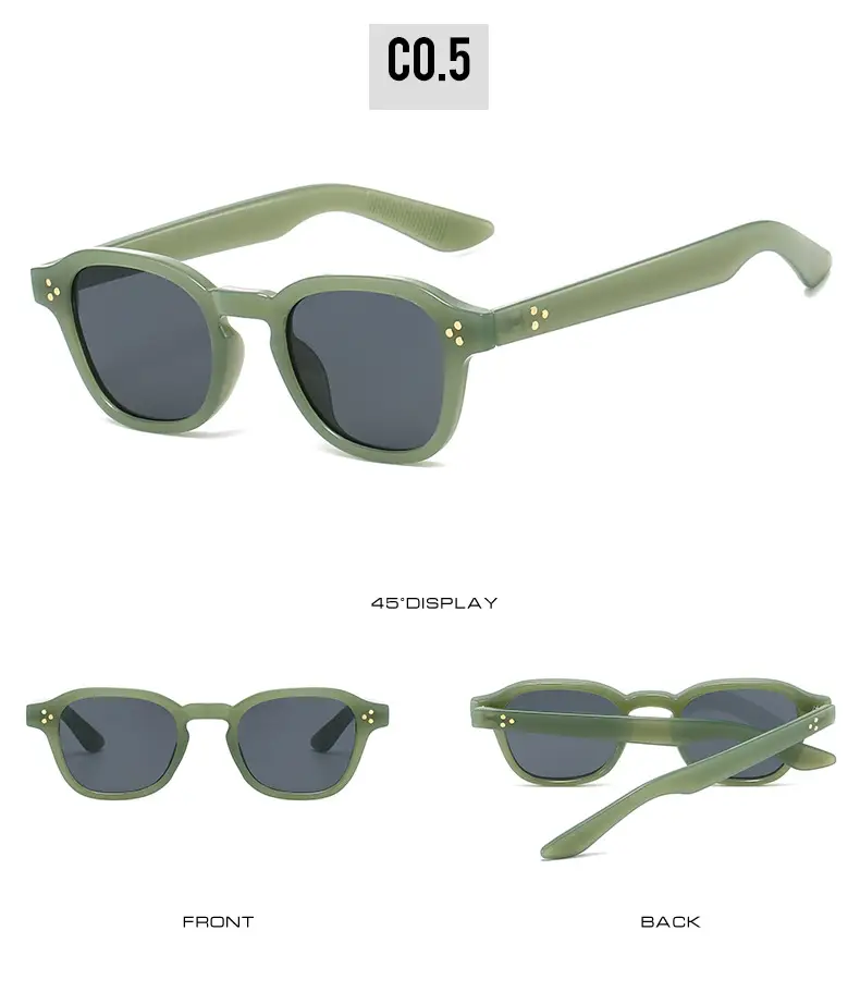 Women Retro Tortoiseshell Sunglasses Anti-UV Black β feature 11
