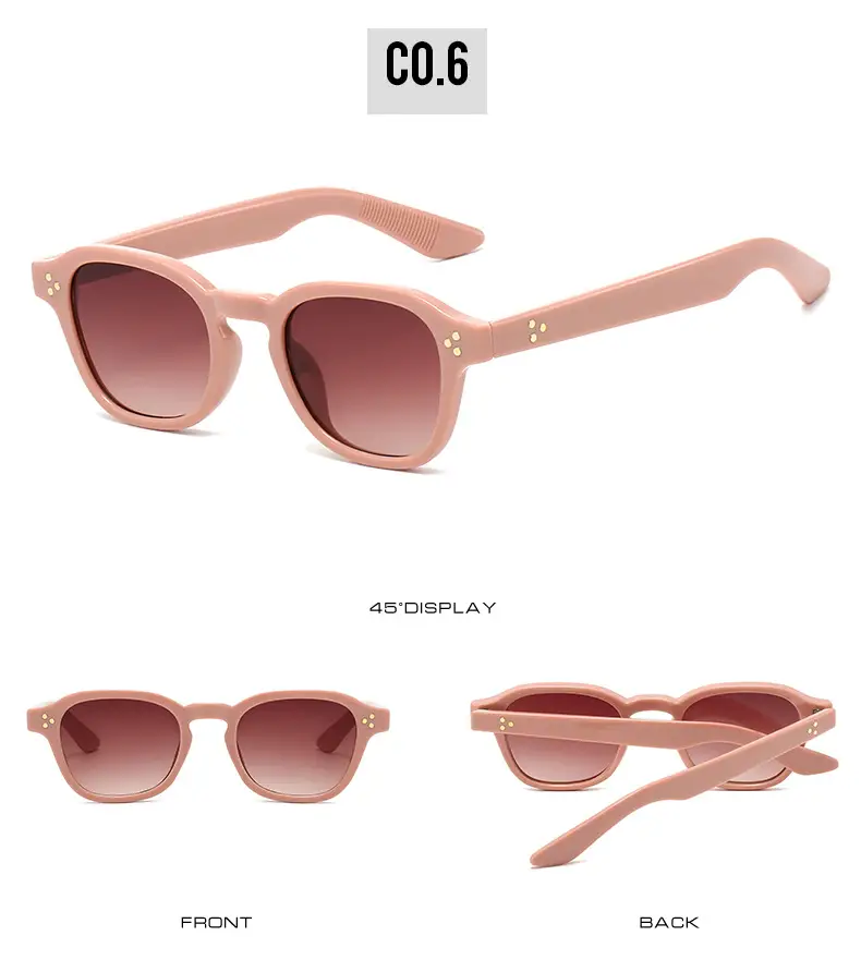 Women Retro Tortoiseshell Sunglasses Anti-UV Black β feature 12