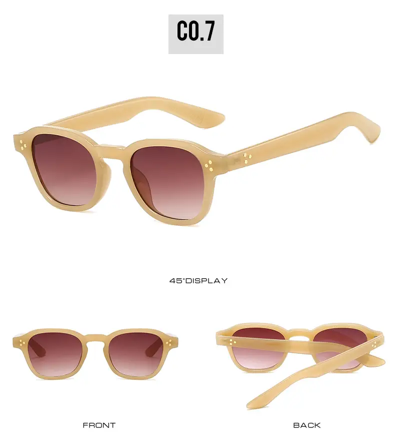 Women Retro Tortoiseshell Sunglasses Anti-UV Black β feature 13