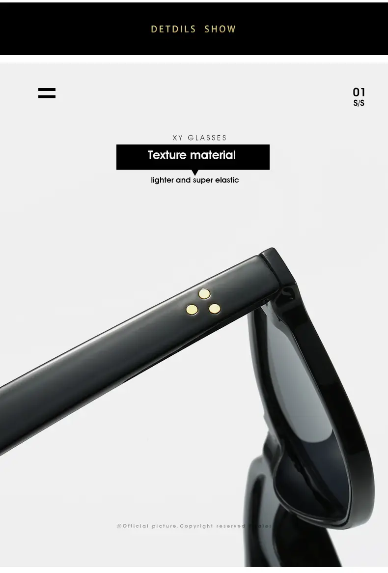 Women Retro Tortoiseshell Sunglasses Anti-UV Black β feature 14