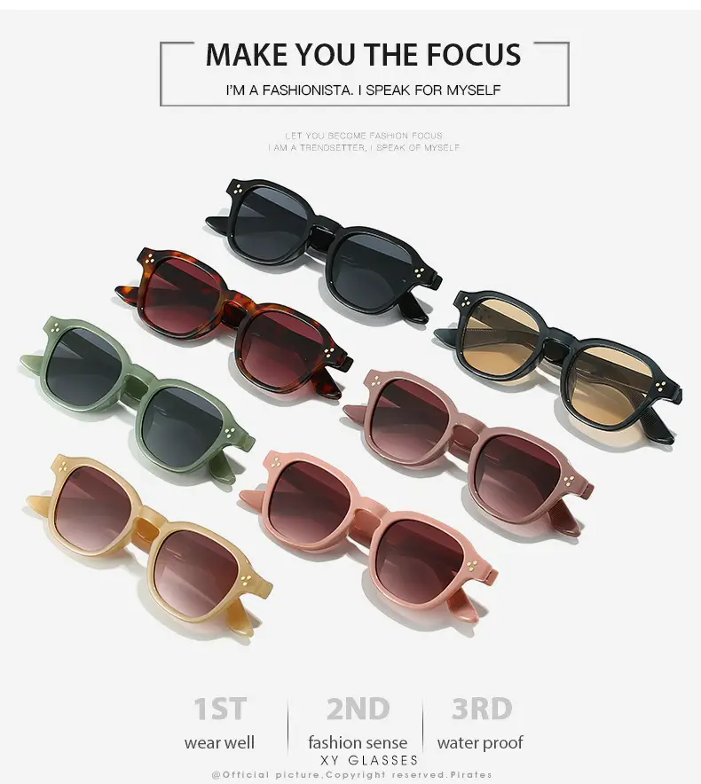 Women Retro Tortoiseshell Sunglasses Anti-UV Black β feature 3