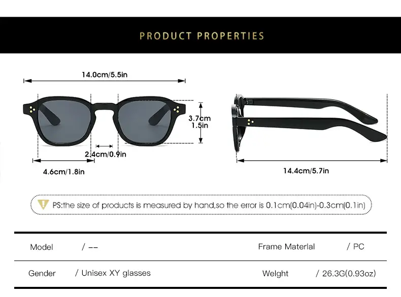 Women Retro Tortoiseshell Sunglasses Anti-UV Black β feature 5