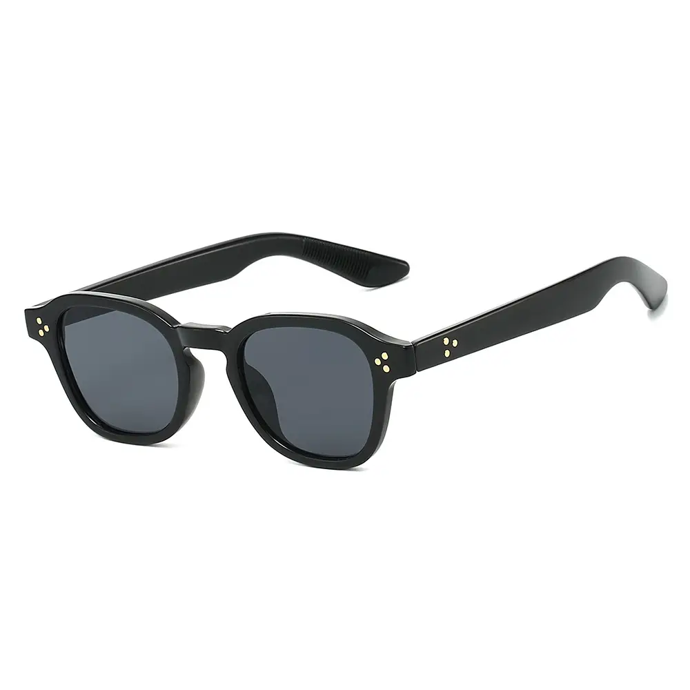 Women Retro Tortoiseshell Sunglasses Anti-UV Black