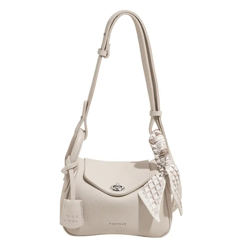 Women's Yellow Textured Shoulder Crossbody Bag - Image 11