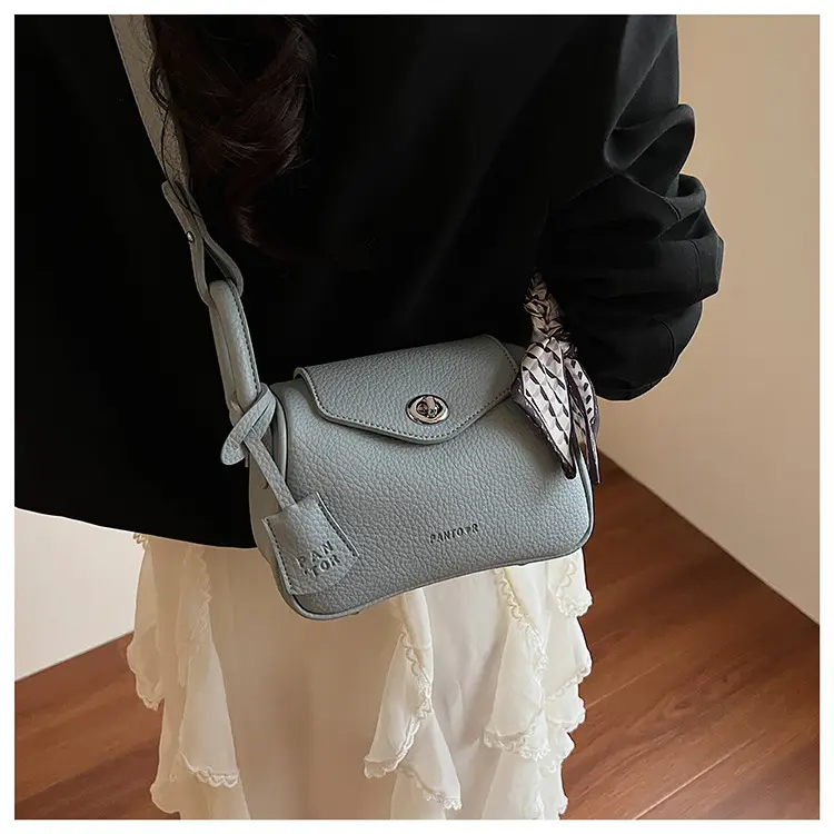 Women's Yellow Textured Shoulder Crossbody Bag — feature 12