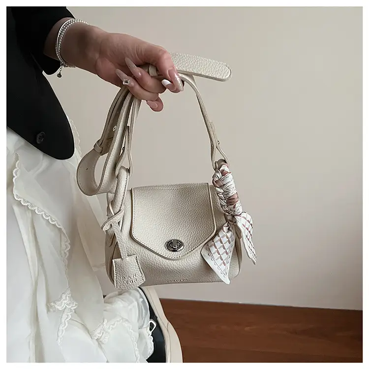 Women's Yellow Textured Shoulder Crossbody Bag — feature 17
