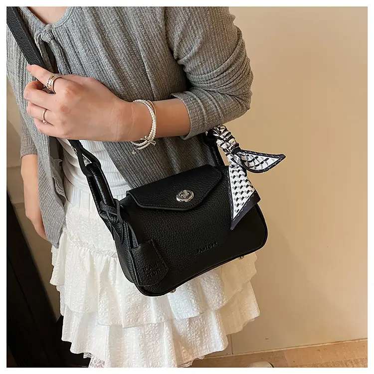 Women's Yellow Textured Shoulder Crossbody Bag — feature 19