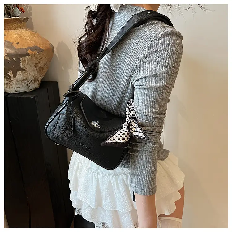 Women's Yellow Textured Shoulder Crossbody Bag — feature 21