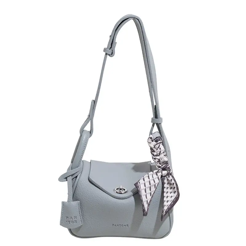 Women's Yellow Textured Shoulder Crossbody Bag - Image 3