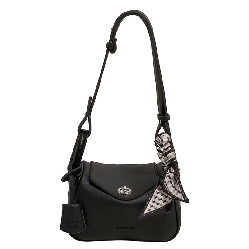 Women's Yellow Textured Shoulder Crossbody Bag - Image 4