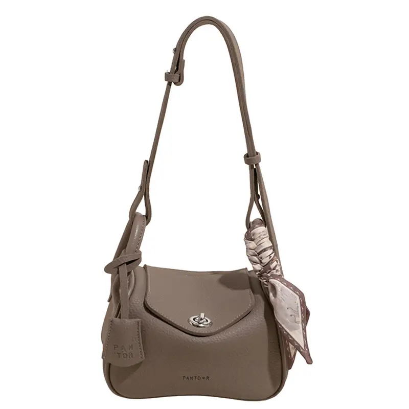 Women's Yellow Textured Shoulder Crossbody Bag - Image 6