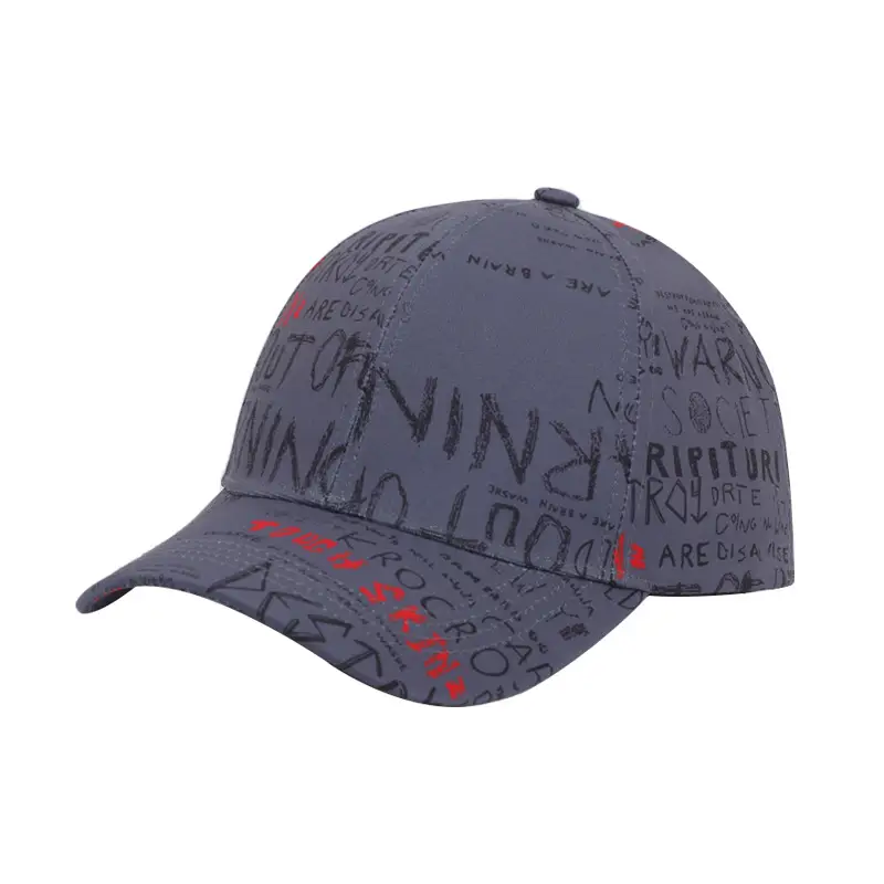 Graffiti Baseball Cap Men Women Sunshade Cross Border Print - Image 8