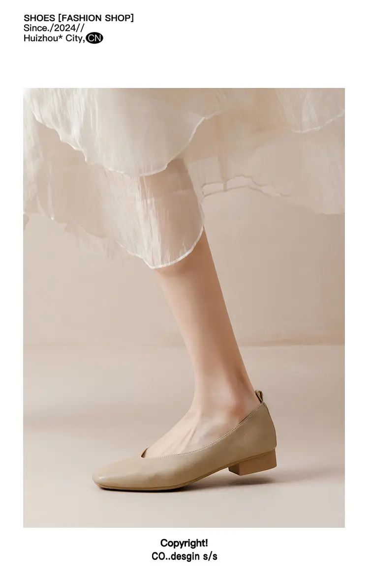 Soft Leather Mom Shoes for Women, Soft Leather Flat Shoes, Spring New Style, Versatile Soft Sole Comfortable Granny Shoes, Women's Shallow Work Shoes — feature 18