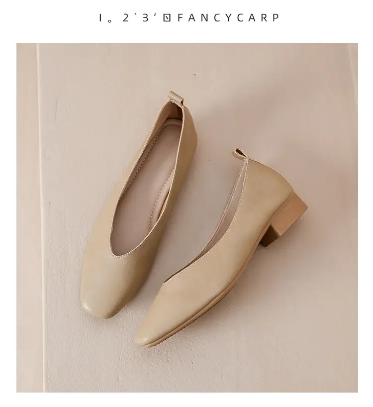 Soft Leather Mom Shoes for Women, Soft Leather Flat Shoes, Spring New Style, Versatile Soft Sole Comfortable Granny Shoes, Women's Shallow Work Shoes — feature 20