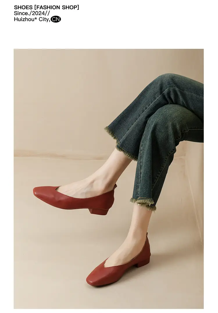 Soft Leather Mom Shoes for Women, Soft Leather Flat Shoes, Spring New Style, Versatile Soft Sole Comfortable Granny Shoes, Women's Shallow Work Shoes — feature 35
