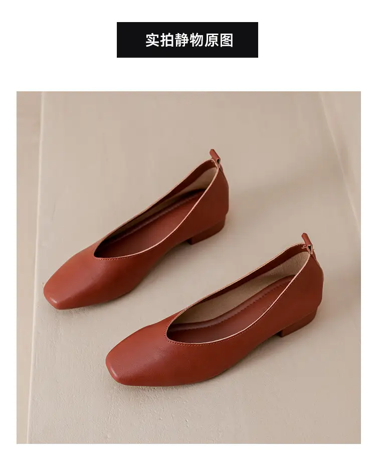 Soft Leather Mom Shoes for Women, Soft Leather Flat Shoes, Spring New Style, Versatile Soft Sole Comfortable Granny Shoes, Women's Shallow Work Shoes — feature 37