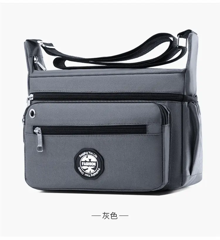 Men's Large Capacity Shoulder Bag Green — feature 19