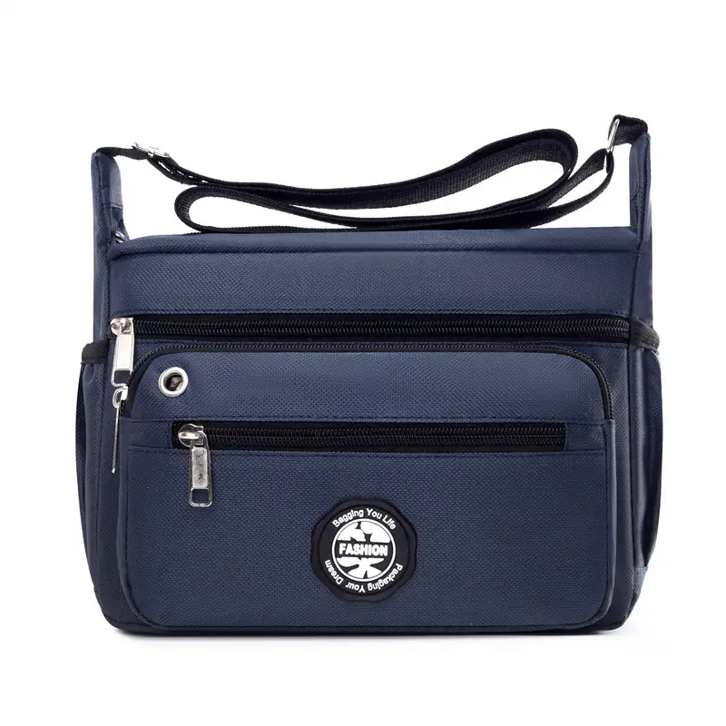 Men's Large Capacity Shoulder Bag Green - Image 4