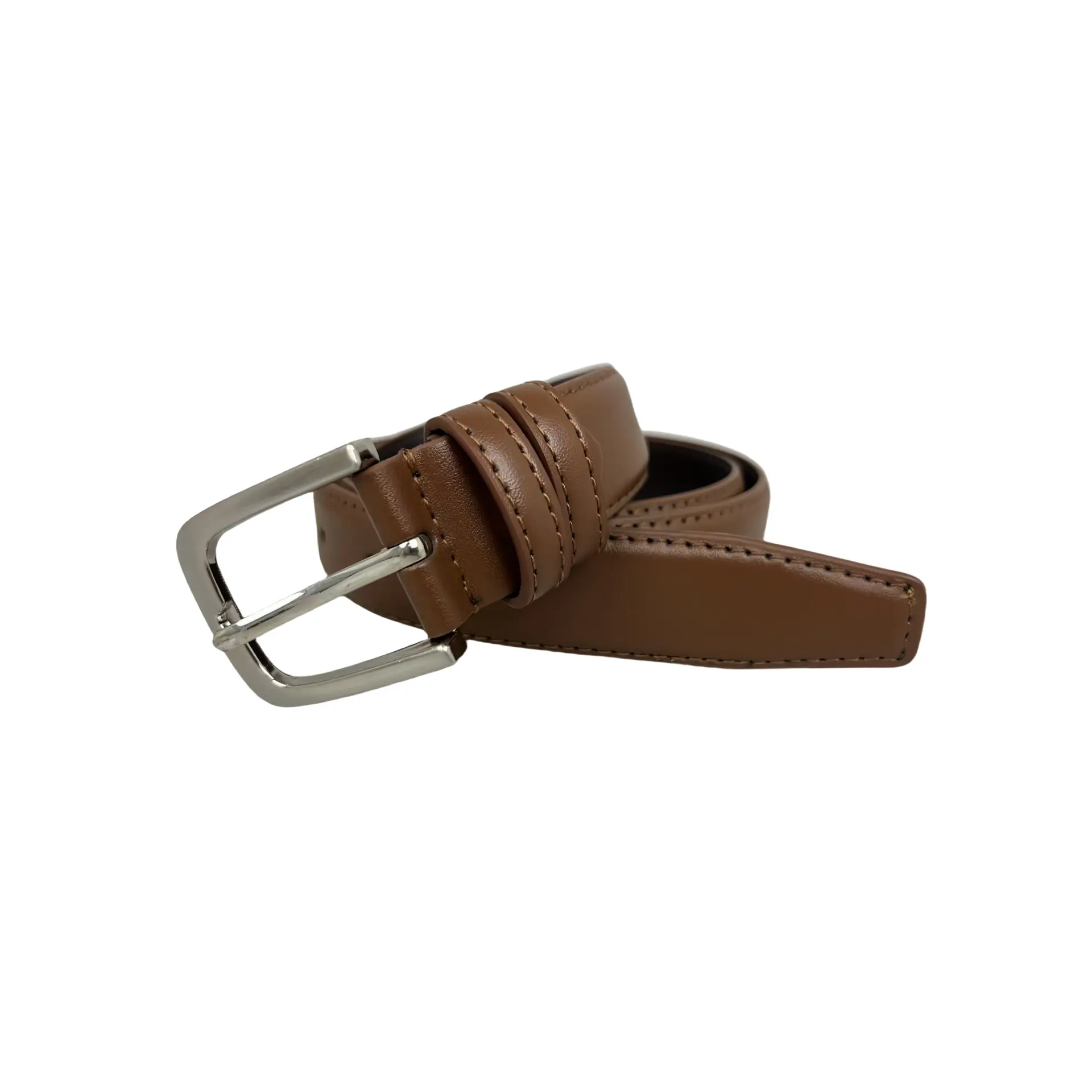 Women's Genuine Leather Pin Buckle Belt Black — feature 13