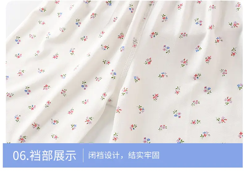 Children's Pajamas suit Summer New Girls' Boneless Modal Capri Pants Girls' Air-conditioning Clothing Home Clothes Children's Clothing — feature 19