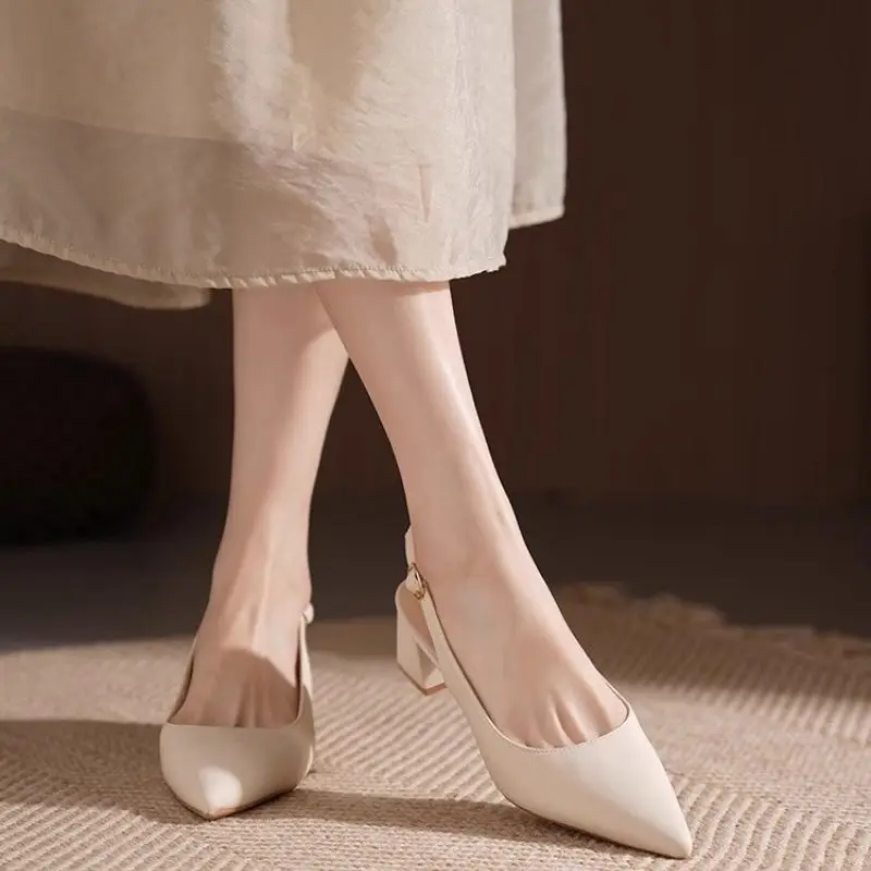 Pointed Toe French Heel Sandals for Women 2026 - Image 4