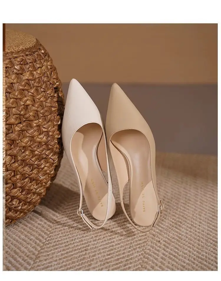 Pointed Toe French Heel Sandals for Women 2026 â feature 2
