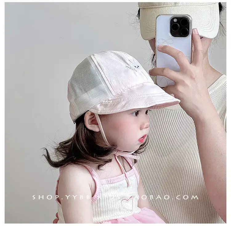 Baby Mesh Sun Hat with Large Brim for Girls — feature 4