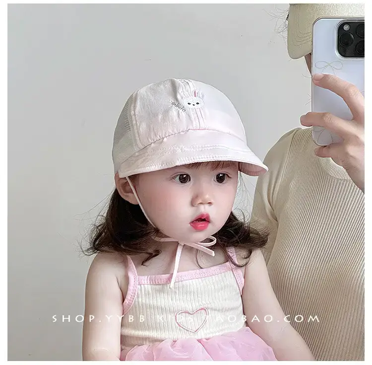 Baby Mesh Sun Hat with Large Brim for Girls — feature 5
