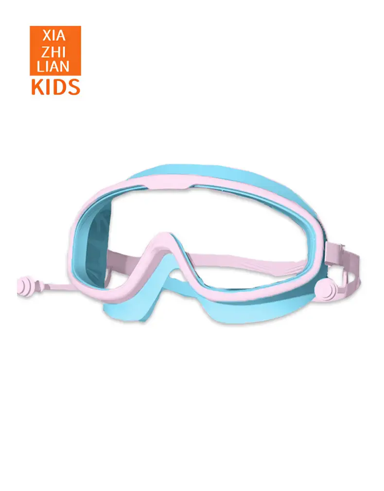 Trendy Dopamine Color Kidsren's Swimming Goggles Waterproof and Anti-Fog High-Definition Large Frame Swimming for Boys and Girls Swimming and Diving 3-14 Years Old — feature 8