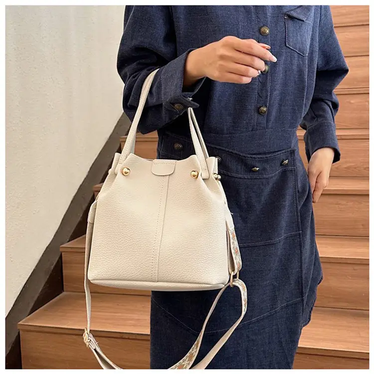 Black Korean Textured Shoulder Bag for Women — feature 18