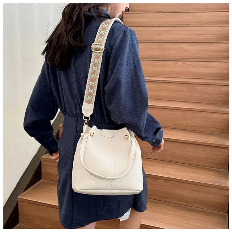 Black Korean Textured Shoulder Bag for Women — feature 19