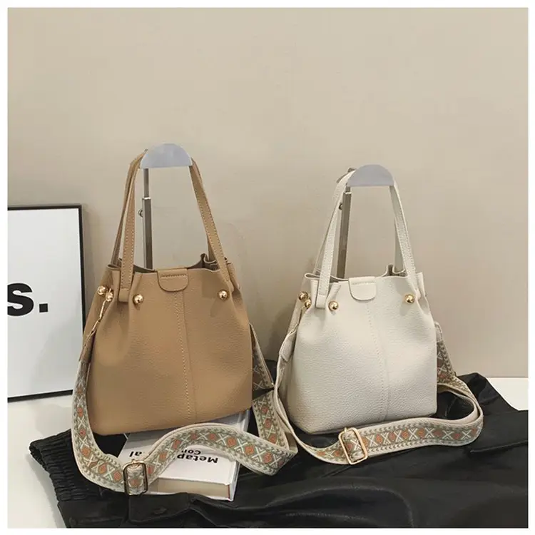 Black Korean Textured Shoulder Bag for Women — feature 27