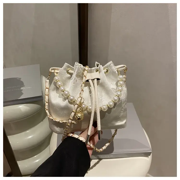 Pearl Embroidered Hand-Carrying Bag for Women — feature 32