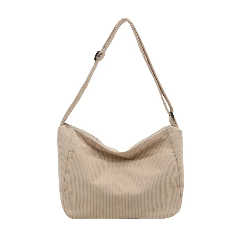 Green Textured Shoulder Bag for Students & Daily Use