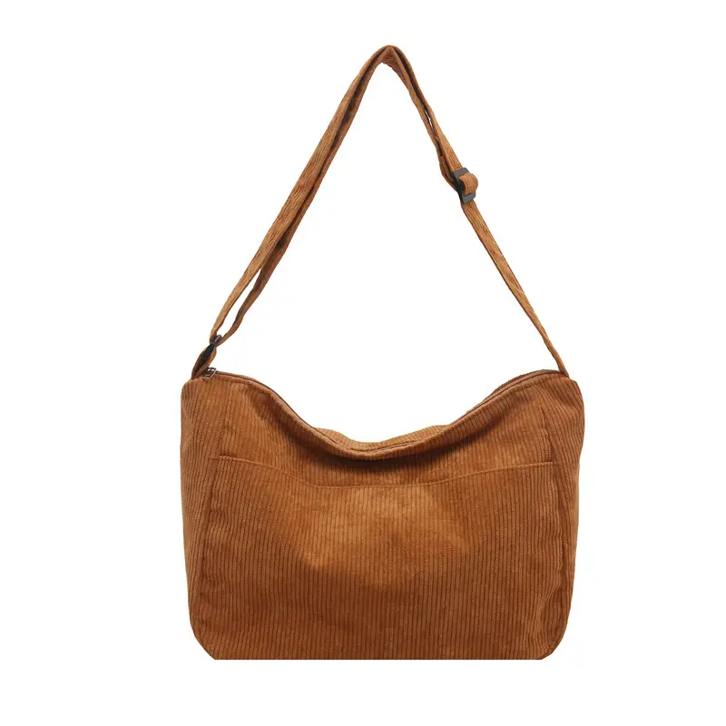 Green Textured Shoulder Bag for Students & Daily Use