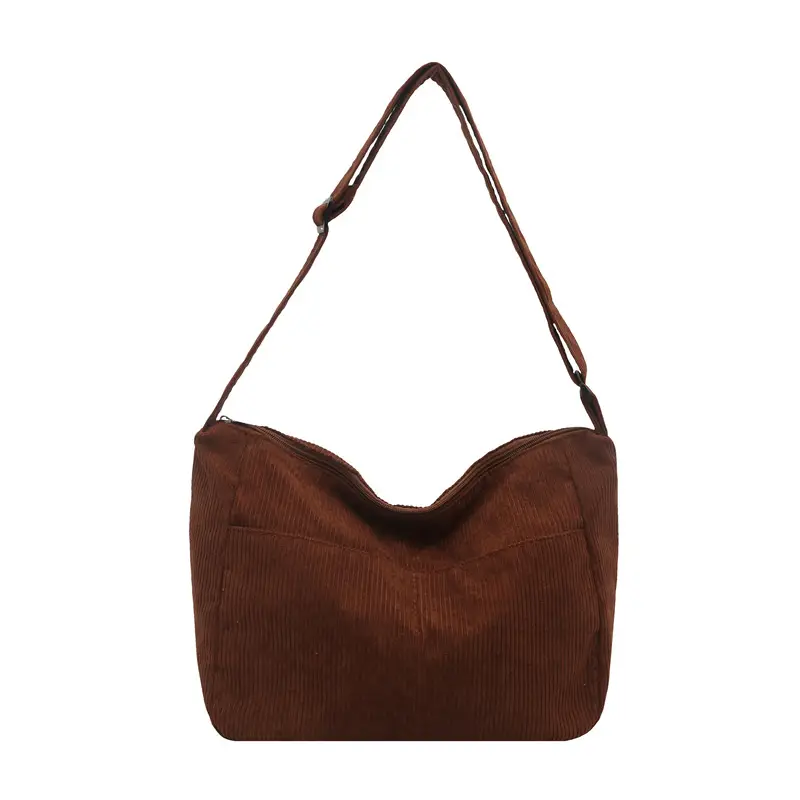 Green Textured Shoulder Bag for Students & Daily Use