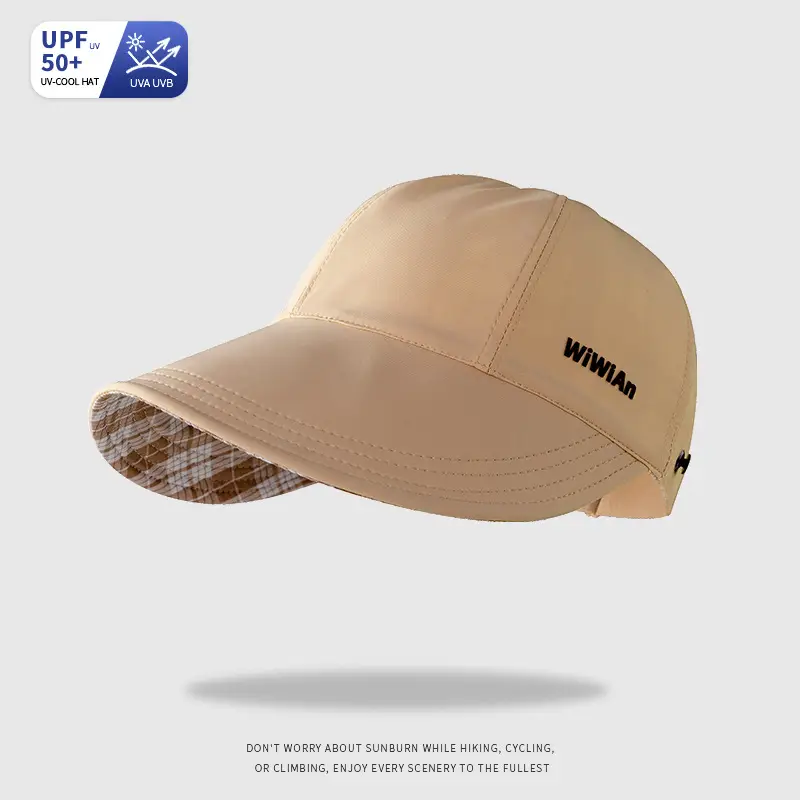 Women Plaid Fisherman Hat UV Protection Large Cap