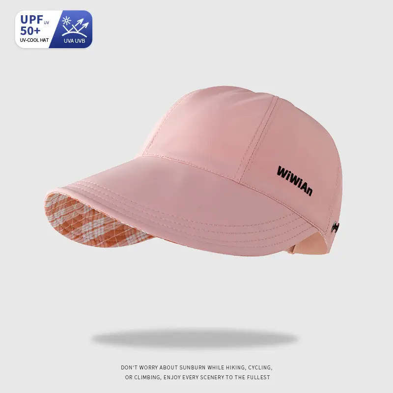 Women Plaid Fisherman Hat UV Protection Large Cap