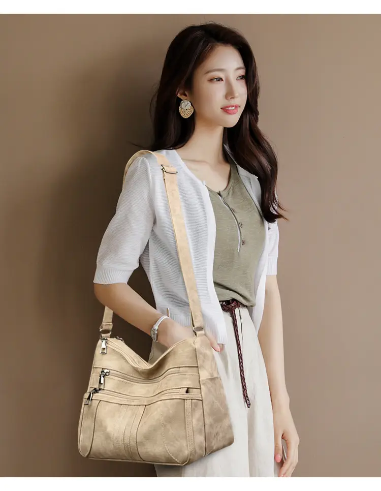 Retro Brown Leather Crossbody Bag for Women — feature 17