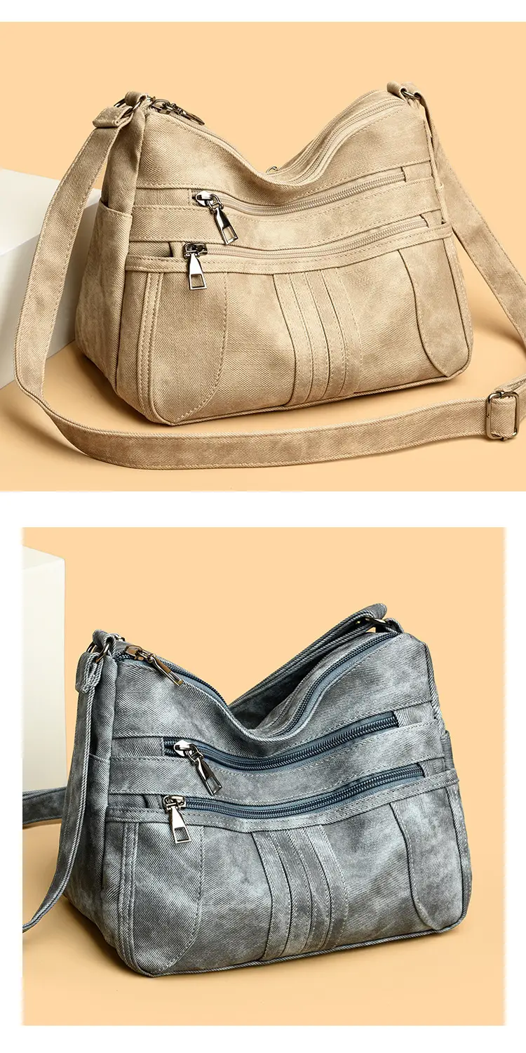 Retro Brown Leather Crossbody Bag for Women — feature 5