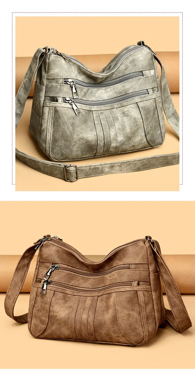 Retro Brown Leather Crossbody Bag for Women — feature 8