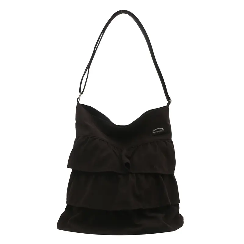 2025 Spring Ruffled Shoulder Tote Bag Women New Large Capacity - Image 10