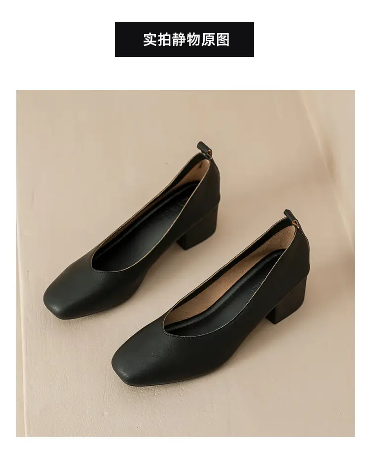 2025 Korean Style Soft Leather Square Toe Loafers — feature 14