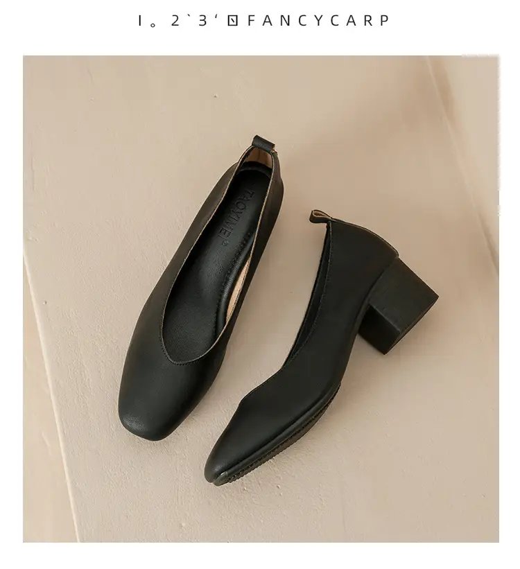 2025 Korean Style Soft Leather Square Toe Loafers — feature 15