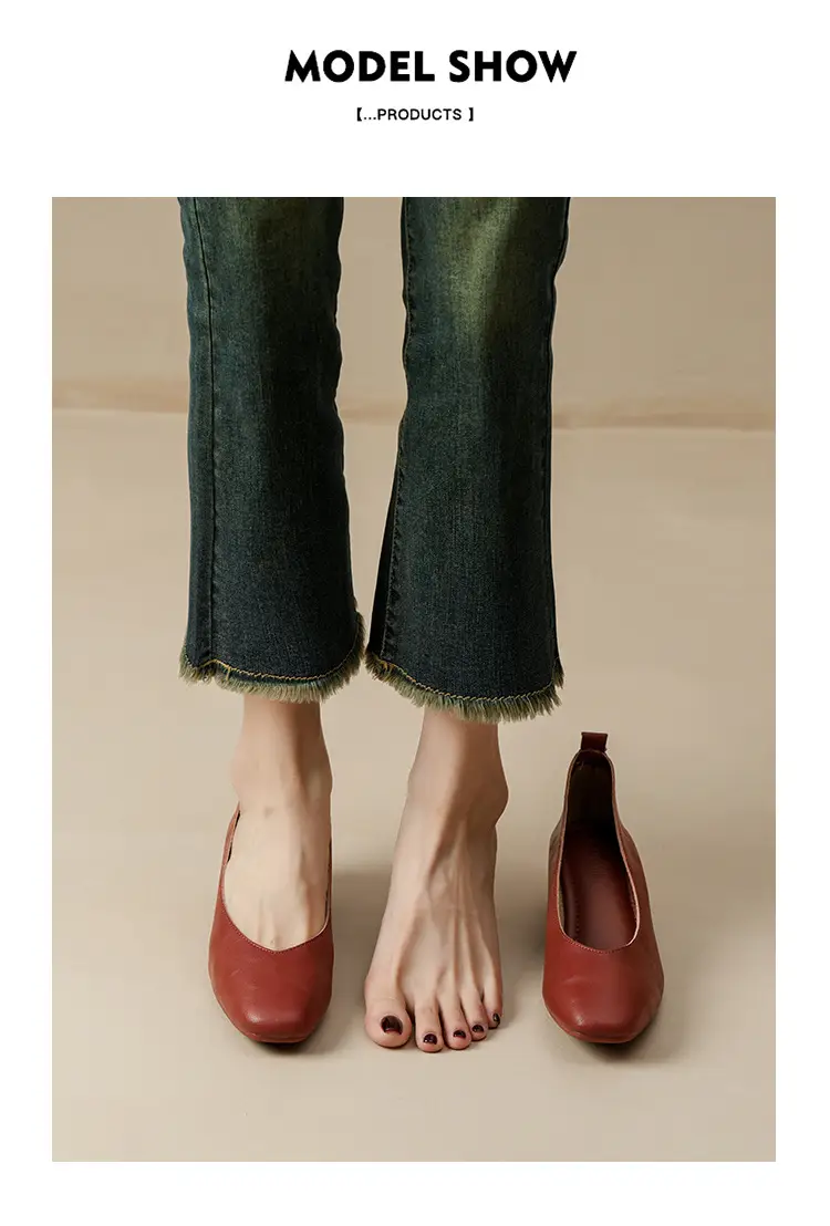 2025 Korean Style Soft Leather Square Toe Loafers — feature 25
