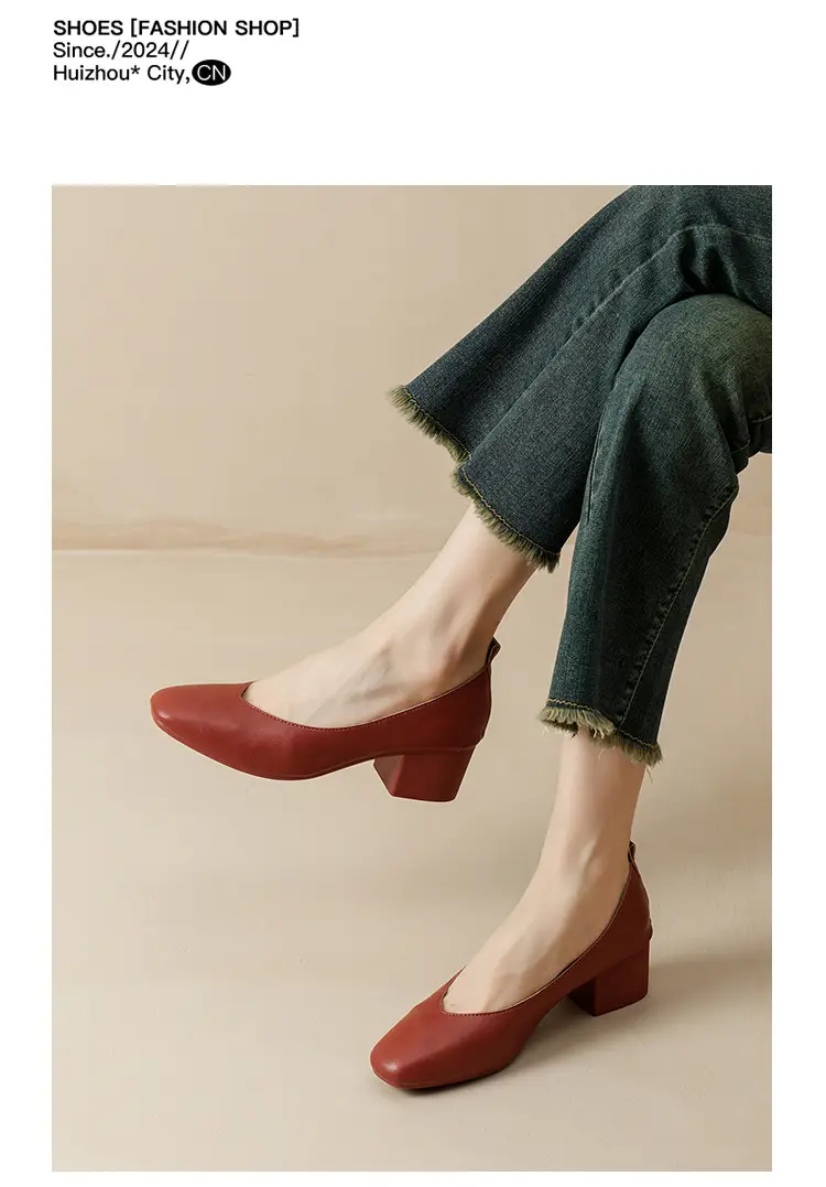 2025 Korean Style Soft Leather Square Toe Loafers — feature 28